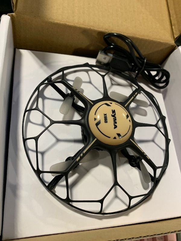 Photo 1 of ***NOT FUNCTIONAL, SELLING FOR PARTS, FINAL SALE***SYMA Drone for Kids with 6-Color LED Light, X660 Mini Drone with 3D Flip, Rotary Ascent, Headless Mode, Speed Switch and Full Protection RC Toys Gifts for Beginners Adults***NOT FUNCTIONAL, SELLING FOR PA