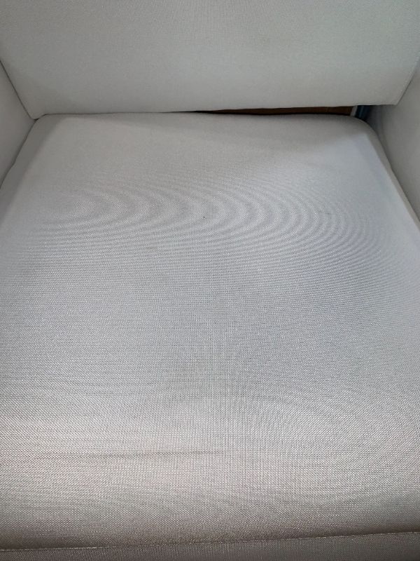 Photo 1 of *MISSING PARTS - See Clerk Notes*
Furmax Accent Chair, Mid-Century Modern Upholstered Armchair, Comfy Reading Sofa Chair for Living Room, Bedroom, Apartment, White