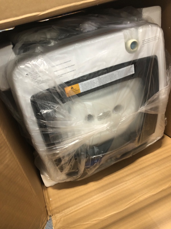 Photo 1 of ****FINAL SALE. NO RETURN!!! VIEW NOTES****
BLACK+DECKER 0.9 Cu. Ft. Portable Washer, 6.6 lb. Capacity Washing Machine for Homes & Apartments, 5 Wash Cycles, Quick Connect Sink Adapter and Drain Hose Included, Transparent Lid, BPWM09W, White