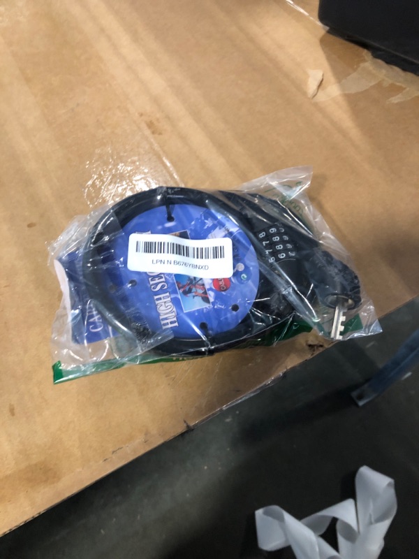 Photo 1 of ****LOCKED***2 PACK Bike Locks Cable,Anti Theft Bicycle Lock Chain,4 Digit Security Resettable Bike Combination Lock Self Coiling Combination Cable Combo Bike Locks Without Mounting Bracket,2 Feetx1/2 Inch (Black)