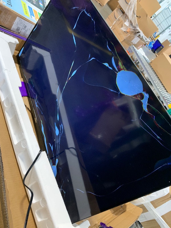 Photo 1 of ***BROKEN TV FINAL SALE NO REFUND NO RETURN*** Roku Smart TV – 40-Inch Select Series, 1080p Full HD TV – Roku TV with Voice Remote – Flat Screen LED Television with Wi-Fi for Streaming Live Local News, Sports, Family Entertainment