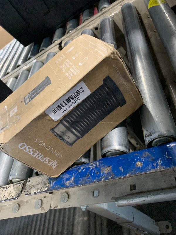 Photo 1 of ***DOES NOT FUNCTION PROPERLY, SELLING FOR PARTS, FINAL SALE***Nespresso Aeroccino 3 Milk Frother, Black, Steel***DOES NOT FUNCTION PROPERLY, SELLING FOR PARTS, FINAL SALE***