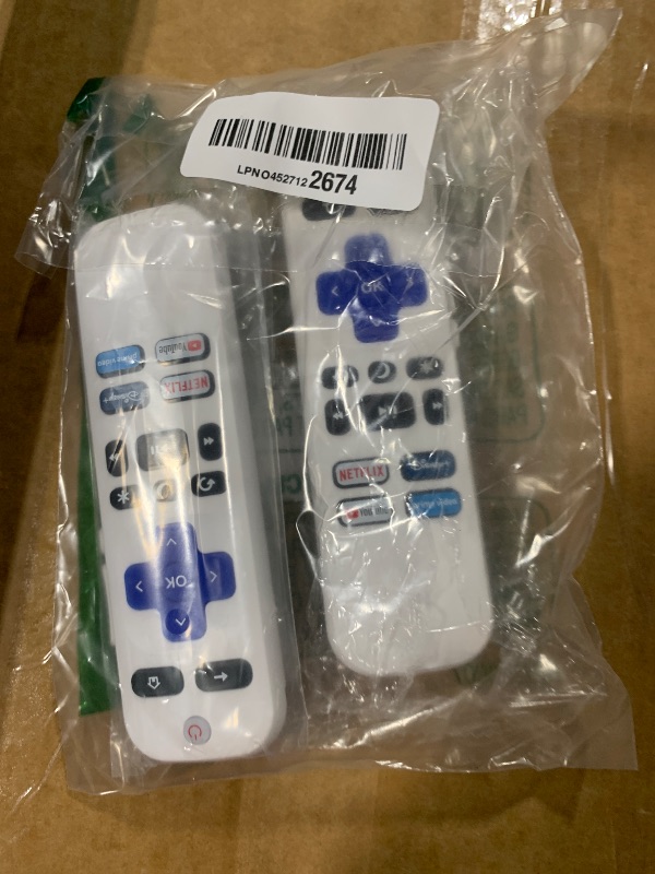 Photo 1 of (Pack of 2) Remote Control Only for TCL Onn Hisense Sharp Philips Westinghouse Insignia Element TLC Roku Smart TV Ruko Ruku Roko Remotes Replacement-1 Year Warranty