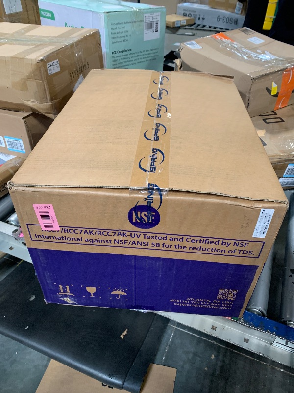 Photo 1 of *****Brand New*****   iSpring RCC7AK, NSF Certified, 75 GPD, Alkaline 6-Stage Reverse Osmosis System, pH+ Remineralization RO Water Filter System Under Sink, Patented Top-Mounted Faucet Design for Easy Installation