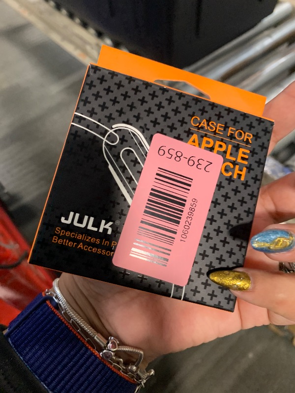 Photo 1 of [2-Pack] Julk Gold Cover with Screen Protector for Apple Watch Series 3/2 42mm, 9H Tempered Glass with Slim Hard Protective Case for iWatch [1 Gold + 1 Transparent]