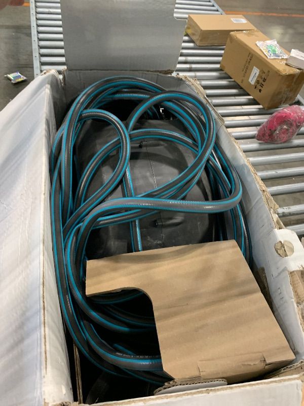 Photo 1 of **** DOES NOT RETRACT ***** GARDENA 18614 | 66' x 1/2" Automatic Retractable Garden Hose Reel on Metal Spike, Outside Garden Hose with 360° swivel. No Holes in your house, Easy Installation, No Tools Required