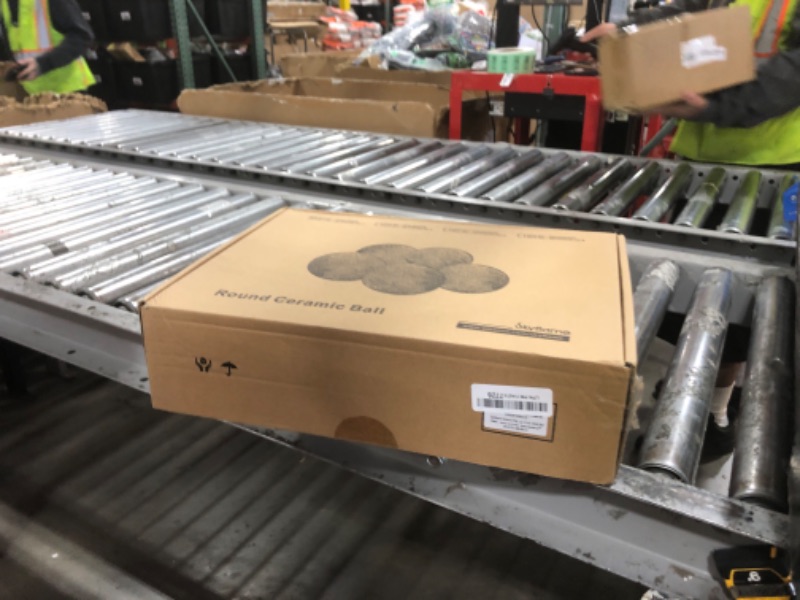 Photo 1 of Skyflame Ceramic Balls, Set of 12 Round Fire Stones Set for Indoor and Outdoor Fire Pits or Fireplaces Accessory, 4 Inch, Brick Red