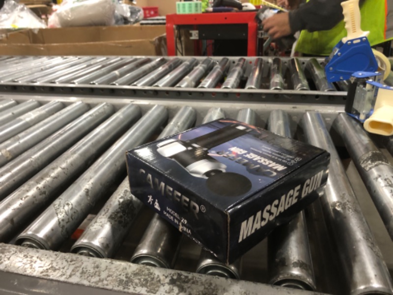 Photo 1 of CAMEFER Deep Tissue Massage Gun, Portable Percussion Electric Muscle Massager for Pain Relief, Handheld Massagers with 30 Speeds & 6 Attachments for Back and Neck, Gifts for Men Women