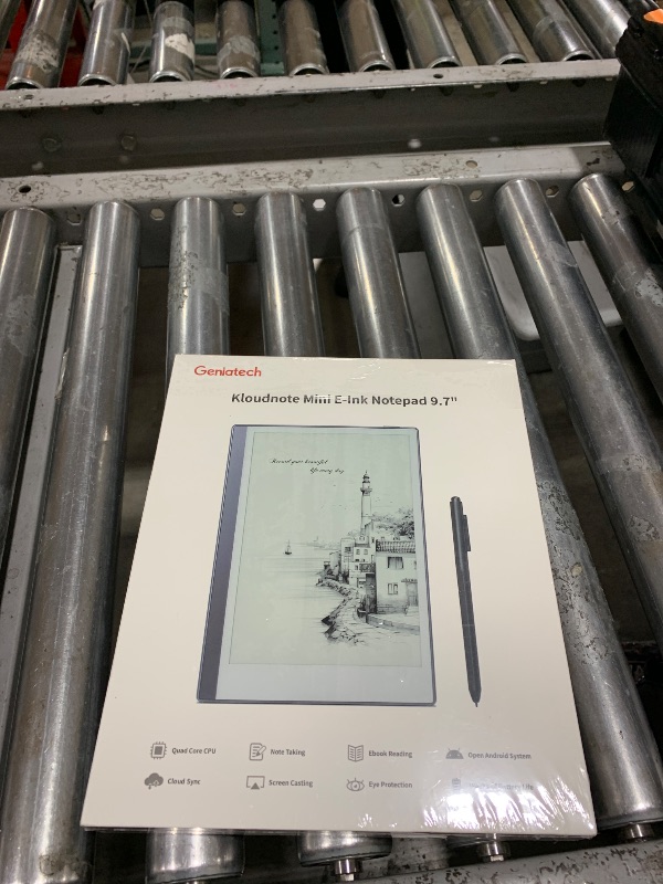 Photo 1 of Android E-Ink ePaper Tablet, Paperwhite eBook Reader Digital Notebook for Note Taking, Drawing Paper White Graphics Notepad with Stylus and Case, Cloud Sync and Screen Casting - Model Mini 9.7" Silver