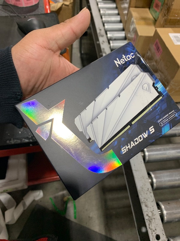 Photo 1 of Netac DDR4 DRAM 32GB Kit16GBx2 C16 3200MHz XMP 2.0 Dual Channel RAM (PC4-25600) 1.35V 288-Pin Upgraded Aluminum Heat Sink Ideal for Gaming Computer Upgrade - Shadow S