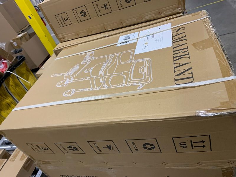 Photo 1 of SAMARKAND 3 in 1 Commode Shower Chair with Wheels + Wheelchair Tray + Footrest – Rolling Shower Chair for Elderly and Disabled - Bedside Commode Toilet - Shower Wheelchair - Toilet Riser with Handles