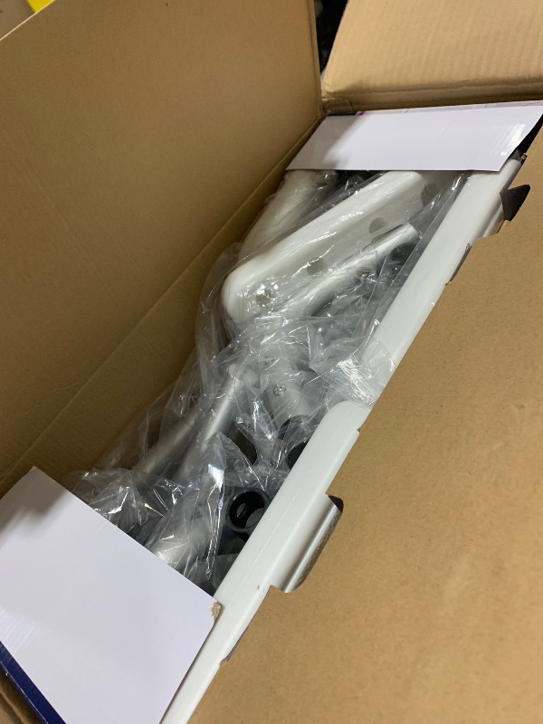 Photo 1 of Drive Medical Splash Defense Tub Transfer Bench for Bathtub - U-Shaped Shower Curtain Guard - Adjustable Height - Reversible Design - 400 Lb Capacity - Safe Bathing Aid - White