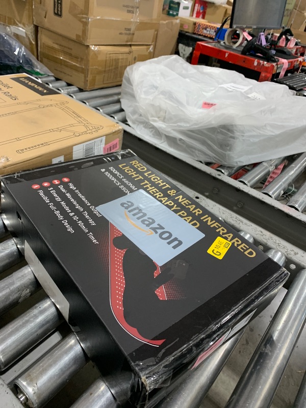 Photo 1 of HALIDODO 35.4'' x 17'' Red Light Therapy Mat for Body, 500 LEDs Tri-Chip Upgrade 660nm& 850nm Near Infrared Light Therapy Pad Wrap Belt Blanket for Body Back Waist Shoulder Knee Joint, 90Min Timer