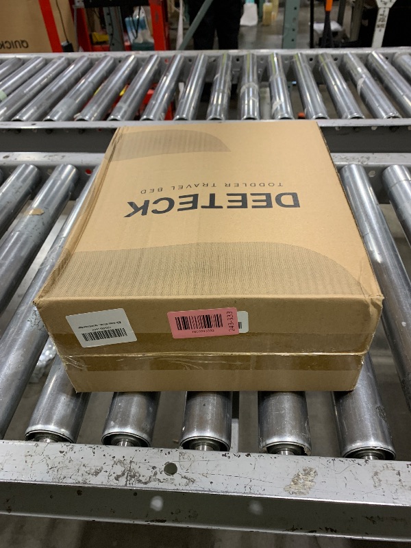 Photo 1 of Deeteck Inflatable Toddler Travel Bed - 53 Inches Portable Toddler Bed for Travel with Safety Sides - Cozy Kids Air Mattress Set with High-Speed Pump & Carry Case - Easy to Inflate(Light Pink)