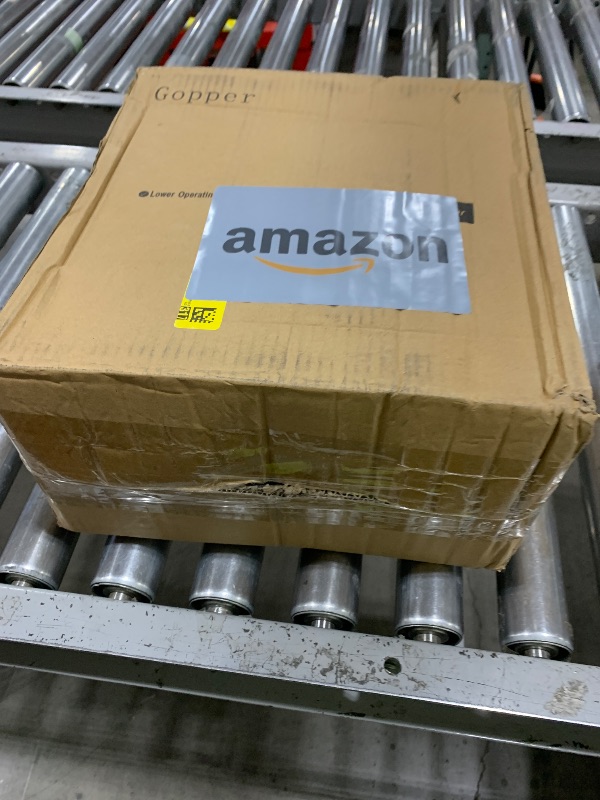 Photo 1 of Gopper 12" Ultra Quiet Bathroom Exhaust Fan with 6500K LED Light, 1.0 Sone 141 CFM, 10x10 Mount, 1500 LM Ceiling Ventilation Fan, Energy Efficient