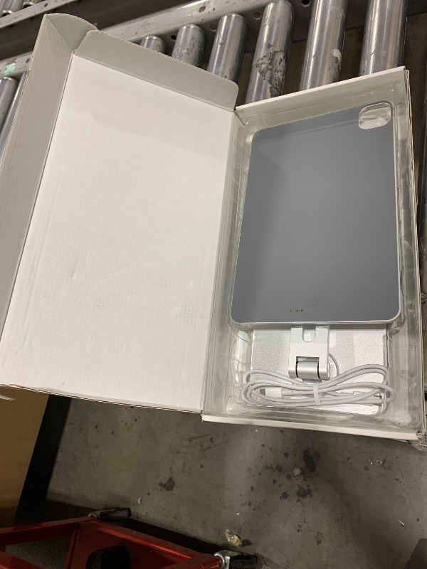 Photo 1 of Magnetic Charging Stand for iPad Pro 11, Aluminum Foldable Charger Stand with 360° Rotation, USB-C Fast Wireless Charger Station for iPad, Holder Mount for Office (Rechargeable Version)