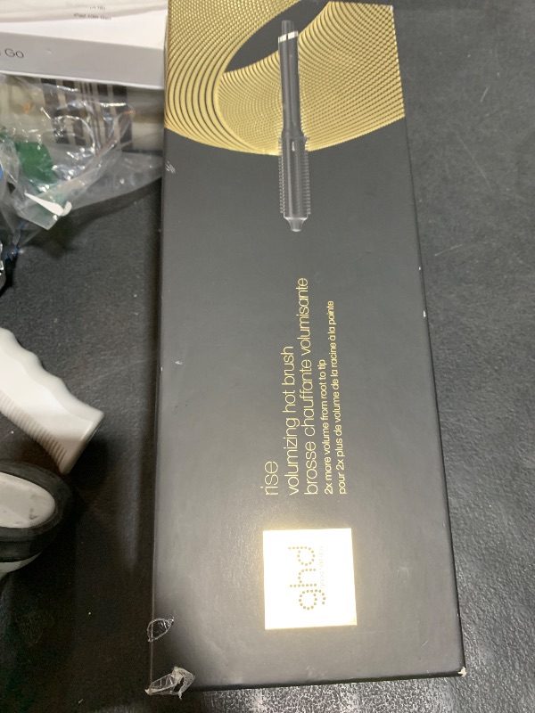 Photo 1 of ghd Rise Volumizing Hot Hair Brush - Professional 1.25” Hot Brush for Dry Hair with Maximum Root Lift, 2x Volume, 365ºF Safe Styling Temperature Technology and Auto Sleep Mode - Black