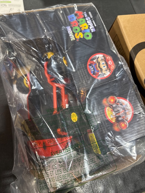 Photo 1 of Super Mario BROS. Movie Rumble Kart RC Racer – 2.4GHz Full-Function Remote Control Car – Lights, Sounds, Spinning Action – 100ft Range – Ages 4+