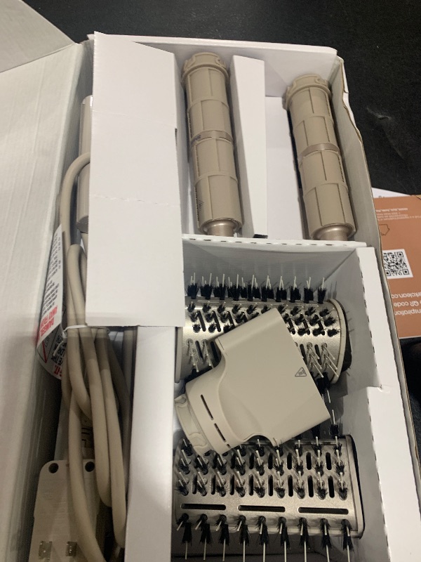 Photo 1 of Shark HD430 FlexStyle Air Styling & Drying System, Powerful Hair Dryer Brush & Multi-Styler with Auto-Wrap Curlers, Paddle Brush, Oval Brush, Concentrator Attachment, Stone