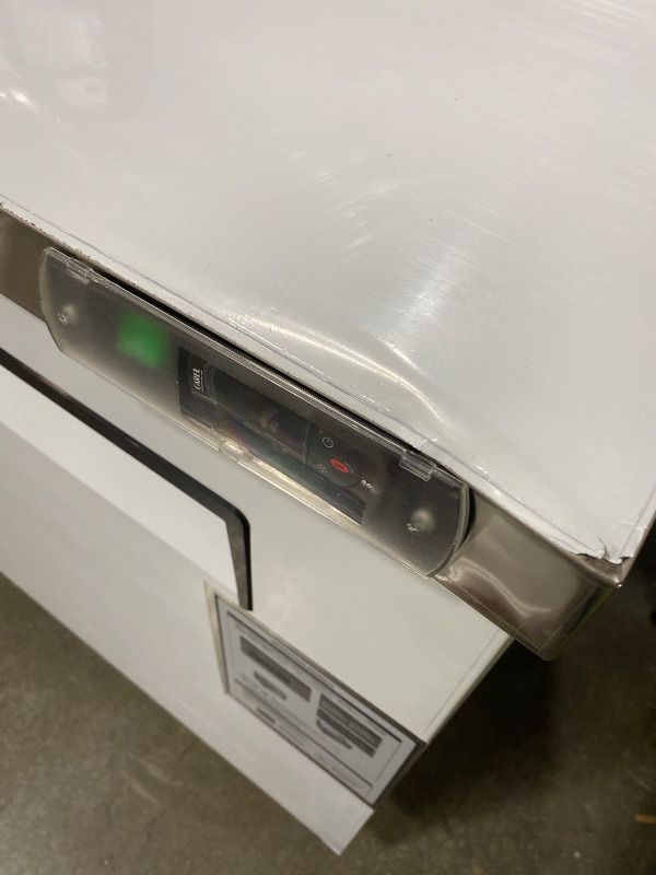 Photo 1 of cooler depot Commercial Under Counter Refrigerator with Worktop 2 doors 48 Inches Width 13 Cu. Ft. 2 Shelves Cold Table Stainless Steel 33°F~41°F 115V/60HZ-AUR-12376