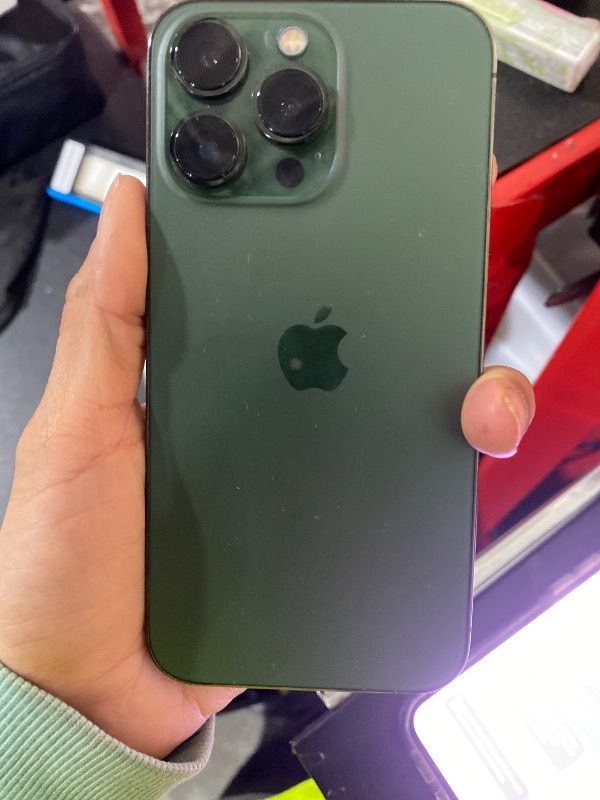 Photo 1 of Apple iPhone 13 Pro, 128GB, Alpine Green - T-Mobile (Renewed)