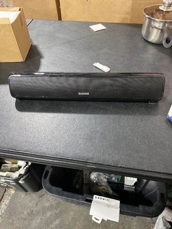 Photo 1 of Computer Soundbar for Desktop PC, 20W Stereo Monitor Speaker with Focused Bass, Bluetooth 5.3 & AUX Wired Computer Speakers, Slim Sound Bar for Desk & Laptop