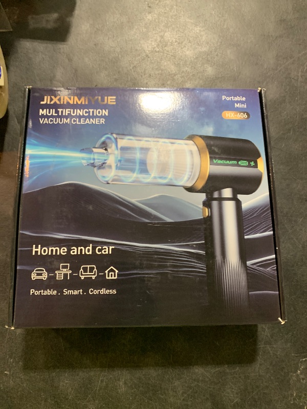 Photo 1 of JIXINMIYUE Car Handheld Vacuum Cordless: Car Vacuum Cleaner with 16000Pa Ultra-Strong Suction, Brushless Motor & HEPA Filter - Lightweight Design for Drivers and Office Workers - Charcoal
