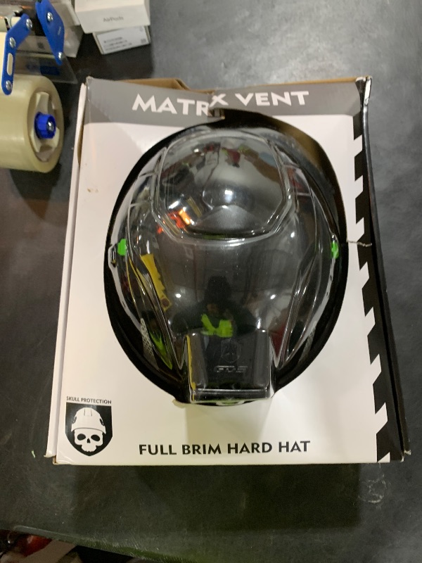 Photo 1 of GREEN DEVIL Matrix Full Brim Hard Hat with Headlight Vented Construction Safety Helmet OSHA Approved Cascos De Construccion Work Hardhat for Men&Women