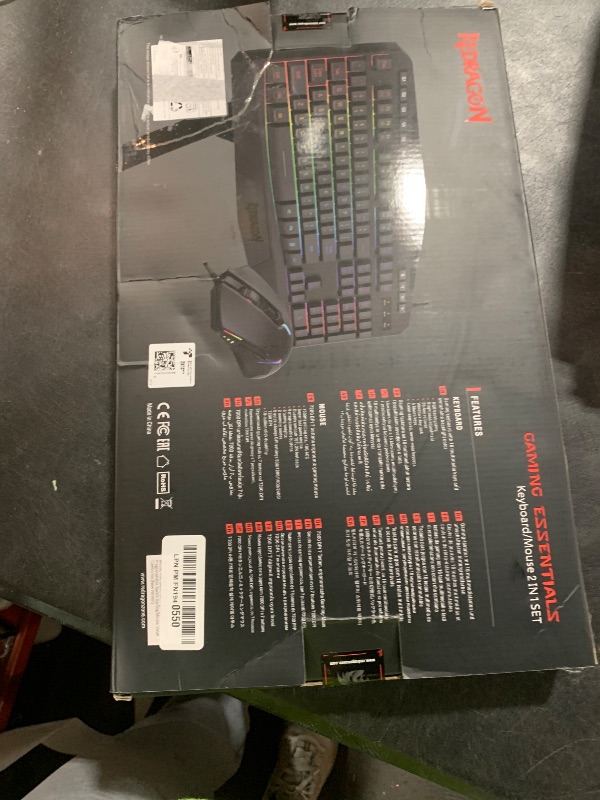 Photo 1 of Redragon S101-3 PRO Gaming Keyboard and Mouse, RGB Backlit Programmable Keyboard Mouse with Software, Independent Macro Record Keys, Value Combo Set, New Update Version