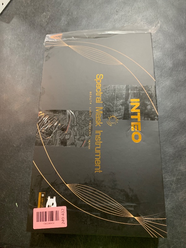 Photo 1 of INTEO Red Light Therapy for Face, 3 Modes Portable Led Face Mask Light Therapy with Remote, Near-infrared 850 Red Light Mask with Timing Function, Led Light Therapy At Home 180 LED Beads