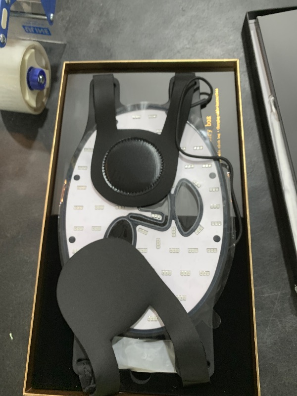 Photo 1 of INTEO Red Light Therapy for Face, 3 Modes Portable Led Face Mask Light Therapy with Remote, Near-infrared 850 Red Light Mask with Timing Function, Led Light Therapy At Home 180 LED Beads