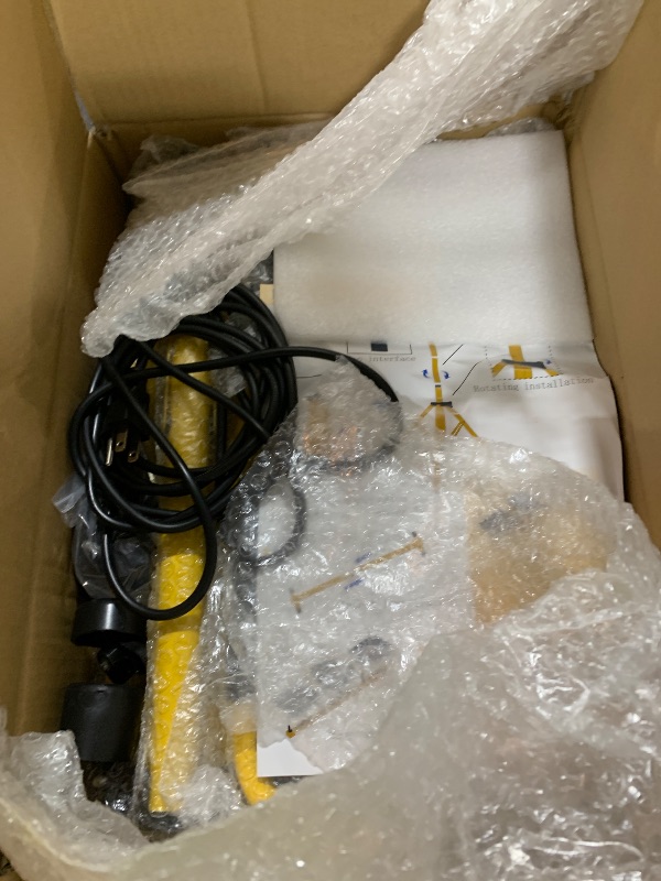 Photo 1 of Zetunlo 21000Lumen LED Work Lights with Stand - 3 Head Portable Work Light with 16FT Cord - IP66 Waterproof Tripod Worklights for Outdoor Indoor Job Site Workshop Garage Construction Site Lighting