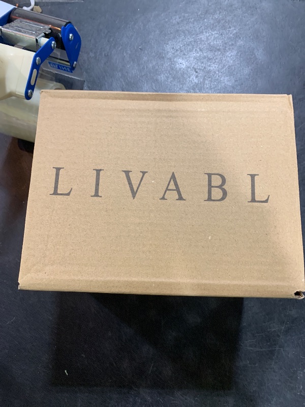 Photo 1 of **INCOMPLETE** Livabl Large glass pantry storage containers -100oz- Clear Glass Food Storage Jars Containers for Rice, Oats Pasta Sugar Coffee