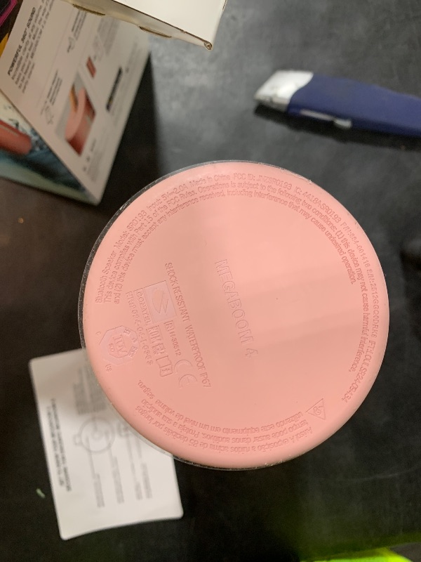 Photo 1 of Ultimate Ears MEGABOOM 4 Portable Waterproof Bluetooth Speaker, 360-Degree Sound, Thundering Bass, 147ft Range, 20-Hour Battery, Floating Speaker - Red