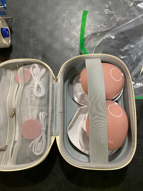 Photo 1 of Momcozy Wearable Breast Pump, Hands Free Upgraded Mobile Flow | M9, App Discreet Control with Personalized Multi-Modes & 15 Levels, Wearable Breast Pump 24mm, 2 Pack Cozy Red