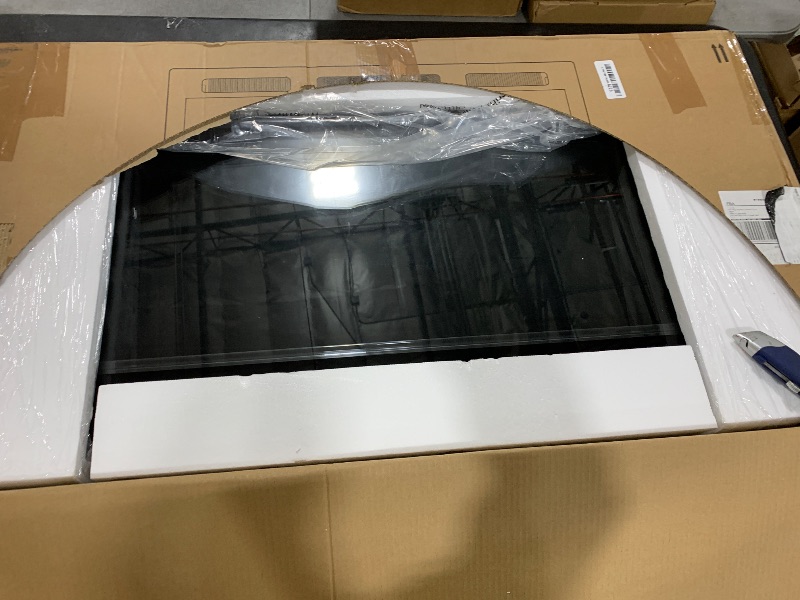 Photo 1 of Electric Fireplace Insert 36" Realsmart 1500W Wall Mounted Fireplaces Recessed Heaters Remote Control Slim Black Fireplace Touch Screen Timer 12 Flame Colors LED Decor Low Noise