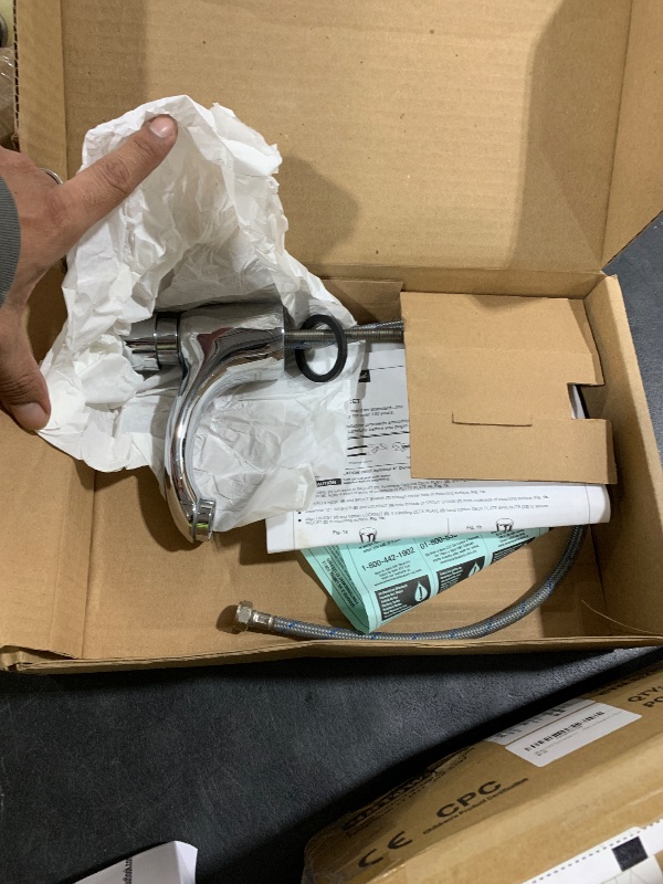 Photo 1 of American Standard 1340119.002 Pillar Tap Metering Faucet with Extended Spout 0.5 GPM, Chrom