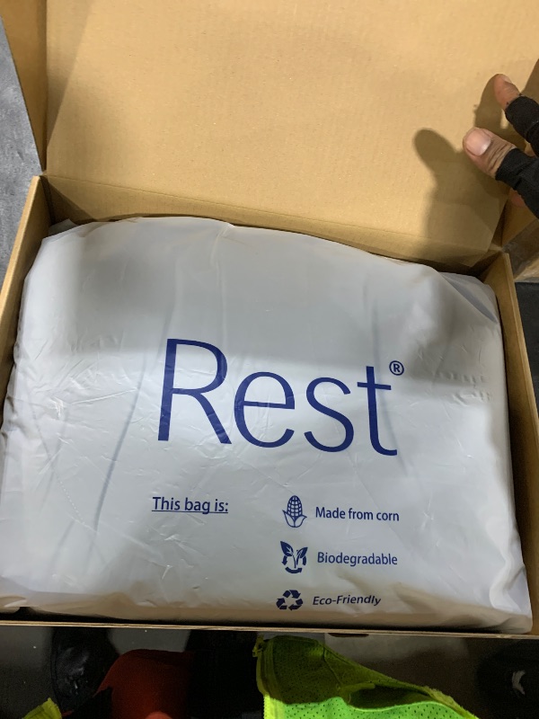 Photo 1 of REST® Evercool® Cooling Comforter, King/Cali King, Blanket for Hot Sleepers, All Season Bedding for Night Sweats, Breathable Lightweight Duvet, 106x90 Inches, Cool Gray