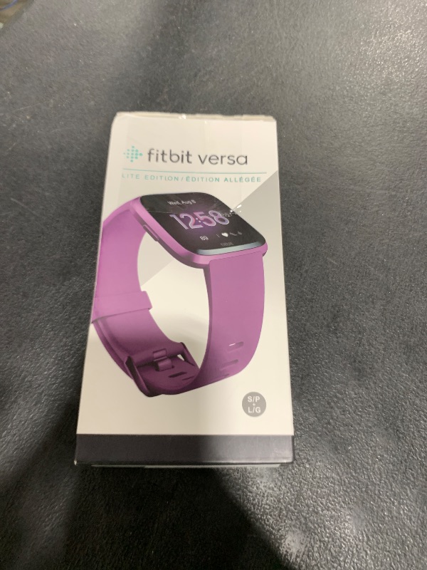 Photo 1 of Fitbit Versa Lite Edition Smart Watch, One Size (S and L Bands Included), 1 Count