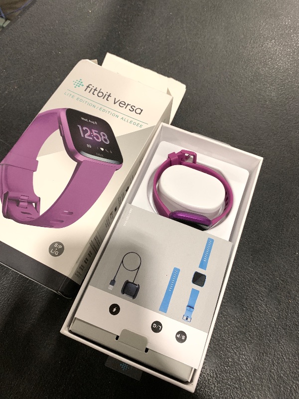Photo 1 of Fitbit Versa Lite Edition Smart Watch, One Size (S and L Bands Included), 1 Count