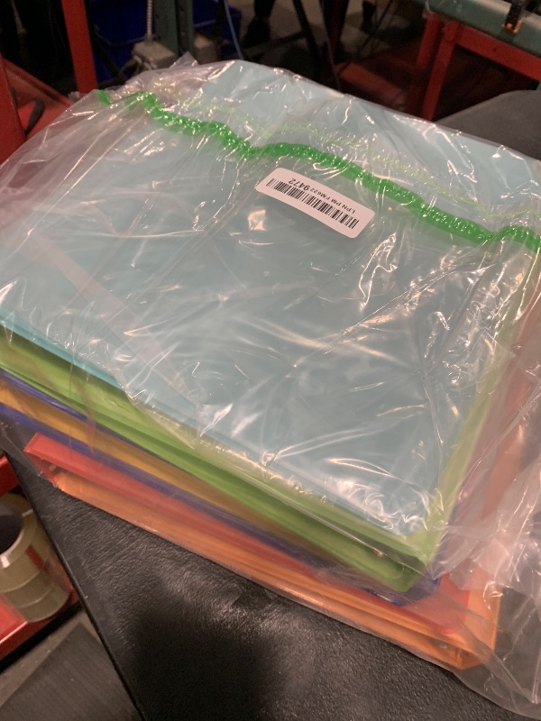 Photo 1 of 1 Inch Binders 3 Ring with 2 Interior Pockets, Holds 200 Sheets Letter Size Pape, Versatile Binders for Office Home School, Colored, 6 Pack