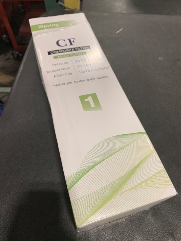 Photo 1 of iSpring FCF500 Replacement Filter for RO500 Tankless Reverse Osmosis Water Filtration System