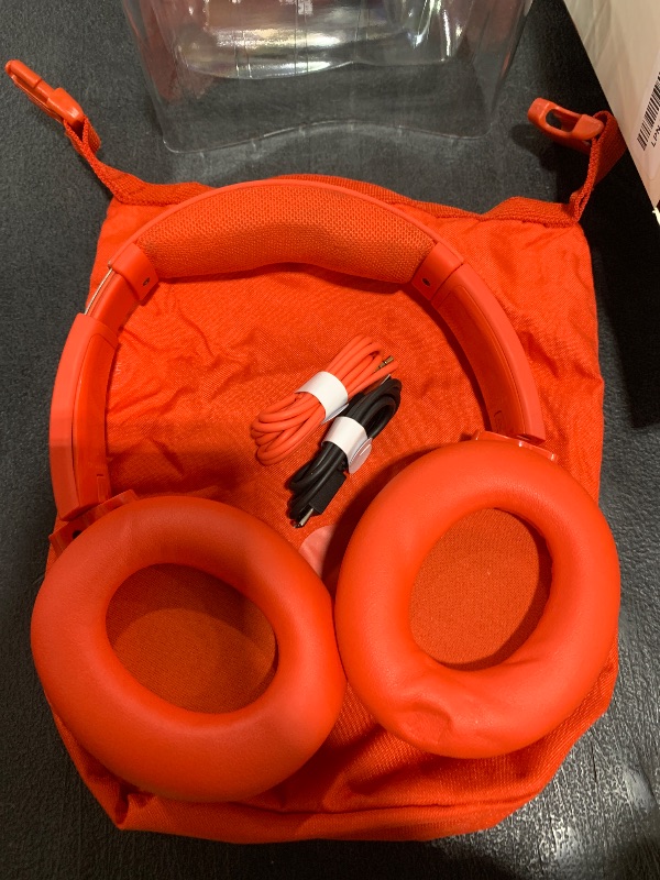 Photo 1 of Skullcandy Crusher ANC 2 Wireless Over-Ear Bluetooth Headphones with Multi-Sensory Bass, Active Noise Cancelling, Up to 60 Hours Battery, Microphone for iPhone Android - Plasma