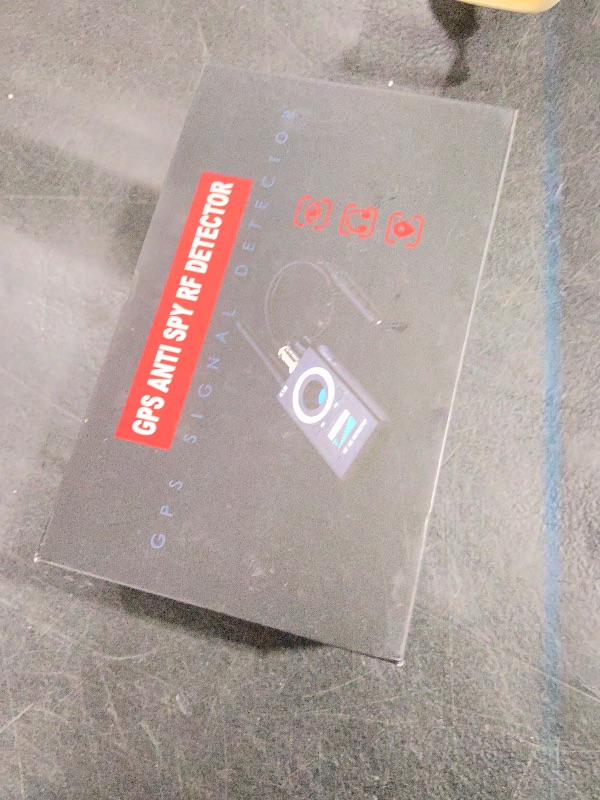 Photo 1 of Hidden Camera Detectors, Anti Spy Camera Finder, GPS Tracker Detector, Hidden Devices Detector for Airbnb, Hotels, Bathroom, Home, Office (Black)