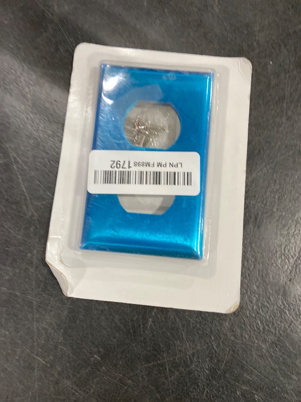 Photo 1 of [5 Pack] BESTTEN Duplex Metal Wall Plate with Protective Film, 1-Gang Standard Size, Corrosion-Resistant Stainless Steel Outlet and Switch Cover, Industrial Grade, Brushed Finish, Silver