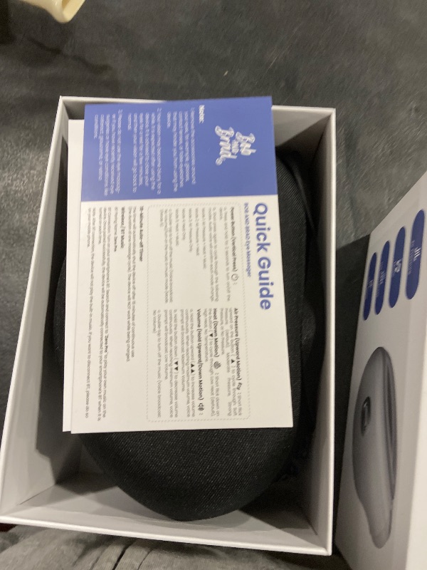 Photo 1 of BOB AND BRAD Zero Pro Ultra-Quiet Eye Massager with Heat and Cooling, Lightweight Eye Massager with Scroll Button for Headache Migraine Dry Eyes Relief, FSA Eligible HSA Item for Eye Strain Relief