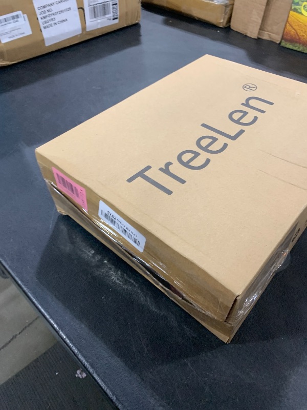 Photo 1 of TreeLen Broom and Dustpan Set with 52" Long Handle for Home Kitchen Room Office Lobby Floor Use Upright Stand Up Stand Up Broom with Dustpan Combo