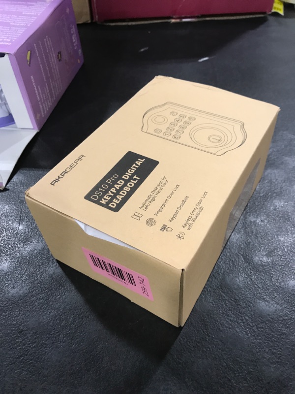 Photo 1 of AkaGear DS10 Pro Keyless Entry Door Lock with APP Control - Fingerprint Electronic Keypad Door Lock, Smart Locks for Front Door, Auto-Lock & One Touch Locking with Bluetooth - Satin Nickel