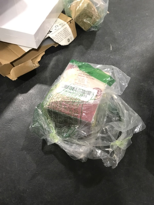 Photo 1 of 100 Combo Pack 50 Gold Mini Forks And 50 Gold Mini Spoons 4 Inch Dessert Forks And Spoons - Heavy duty Mini Cutlery, Tastings, Cocktails, Dessert Cups.