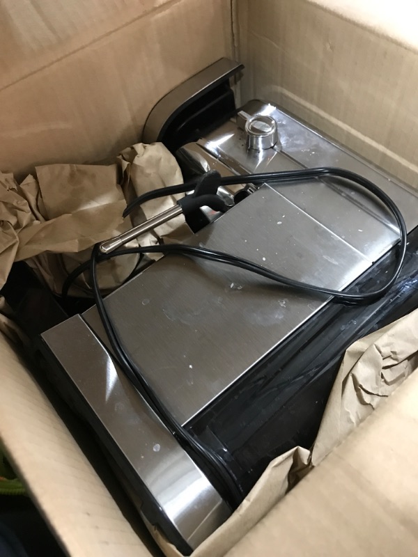 Photo 1 of CASABREWS CM5418 Espresso Machine 20 Bar, Compact Espresso Maker with Steam Milk Frother, Stainless Steel Coffee Machine with 34oz Removable Water Tank for Cappuccino, Gift for Women or Men, Silver